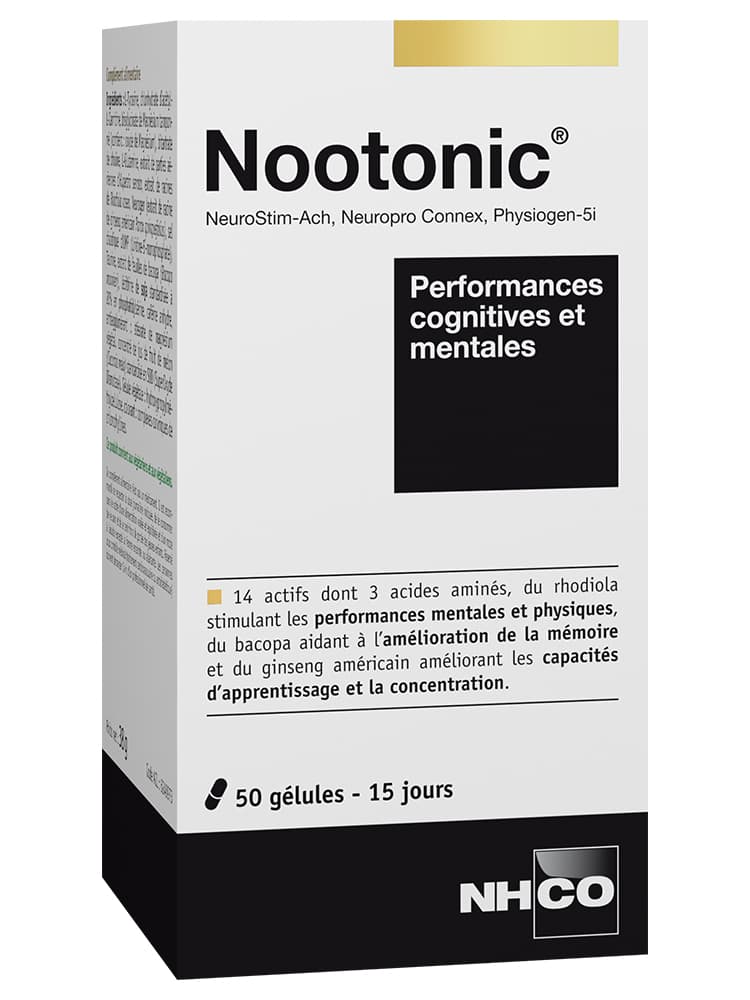 NHCO Nootonic Performances Cognitives et Mentales 50 Gélules